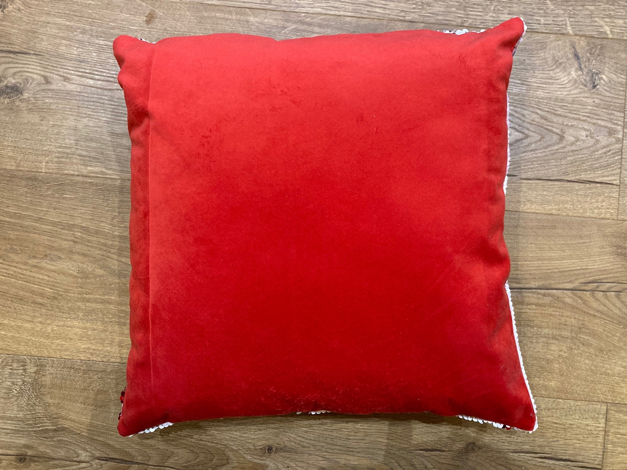 Sparkly Cushion Fleece Back